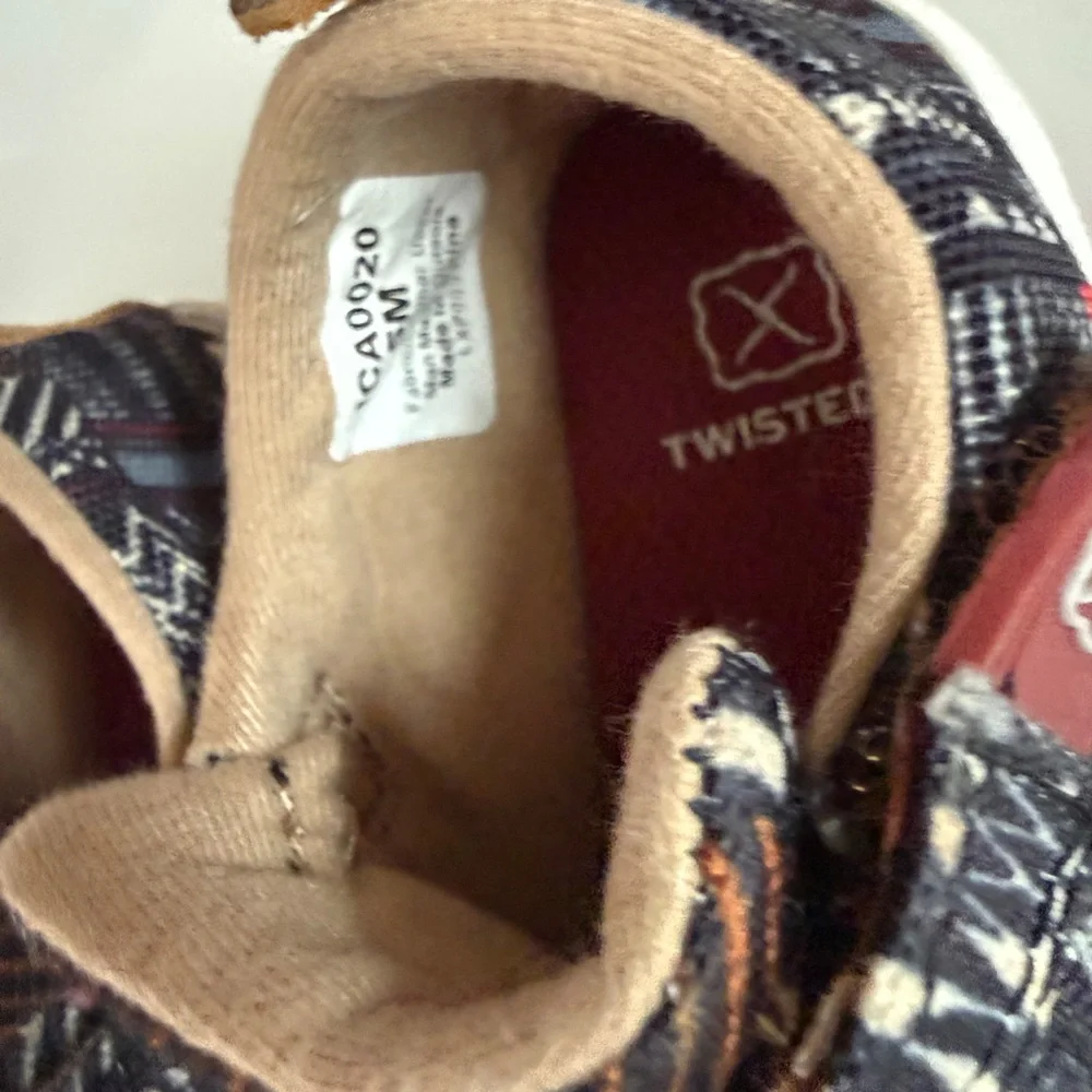 Twisted X Kids Shoes - abstract pattern